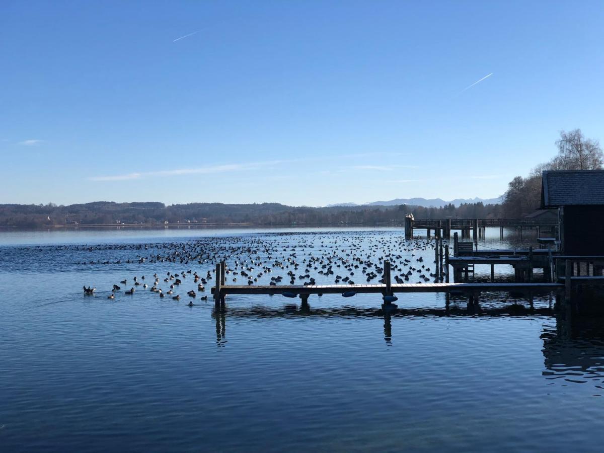 Ferienwohnung Am Starnberger See Seeshaupt Bagian luar foto
